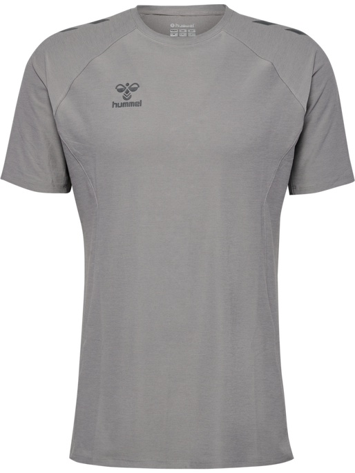 hmlCIMA 2.0 JERSEY S/S, ALLOY MELANGE, packshot
