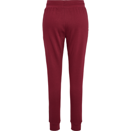 hmlBOOSTER TAPERED WOMAN PANTS, CABERNET, packshot