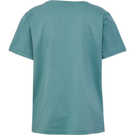 hmlTRES T-SHIRT S/S 2-PK, MINERAL BLUE/DECO ROSE, packshot