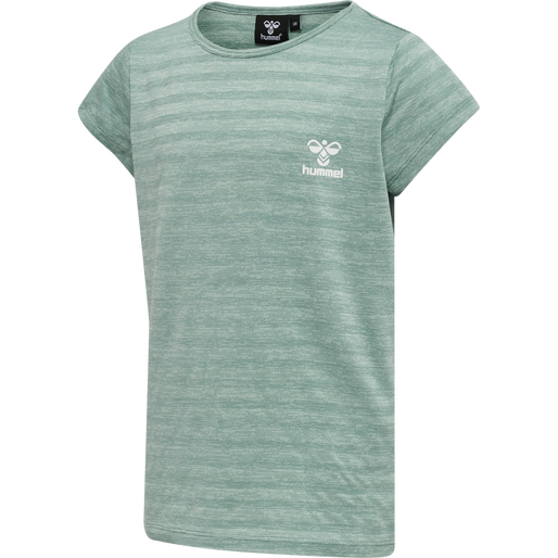 hmlSUTKIN T-SHIRT S/S, MINERAL BLUE hmlSUTKIN T-SHIRT S/S, MINERAL BLUE, packshot