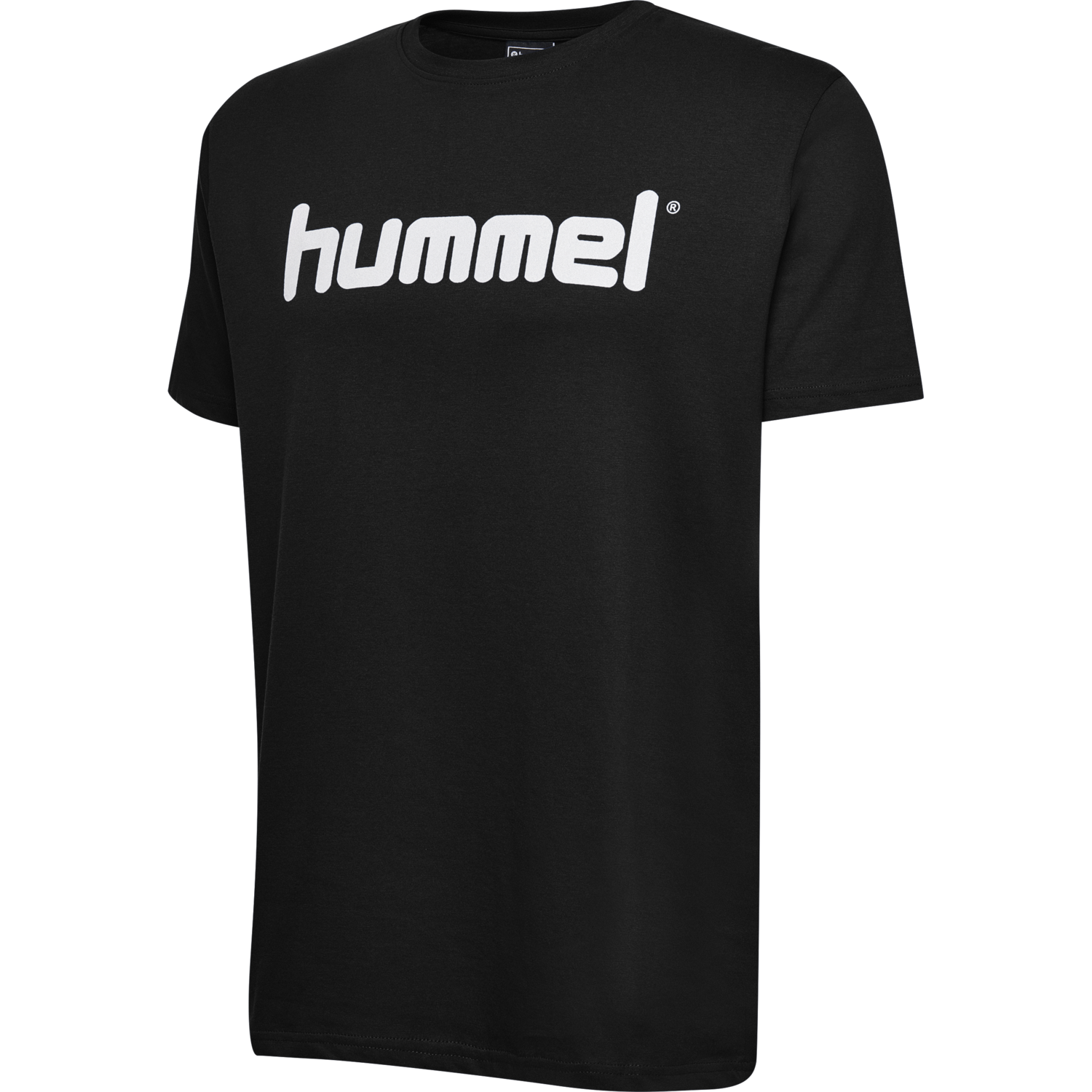 HMLGO KIDS COTTON LOGO T-SHIRT S/S, BLACK, packshot
