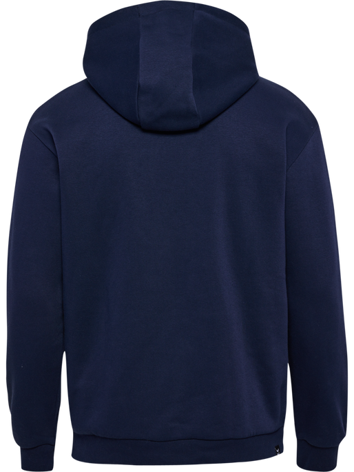 hmlMOVER COTTON HOODIE, MARINE, packshot