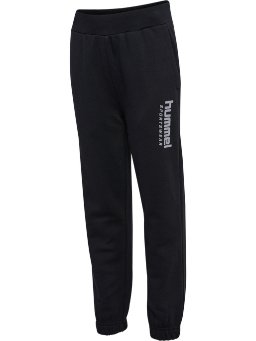 hmlLOKSI ADJUSTABLE WAIST PANTS, BLACK hmlLOKSI ADJUSTABLE WAIST PANTS, BLACK, packshot