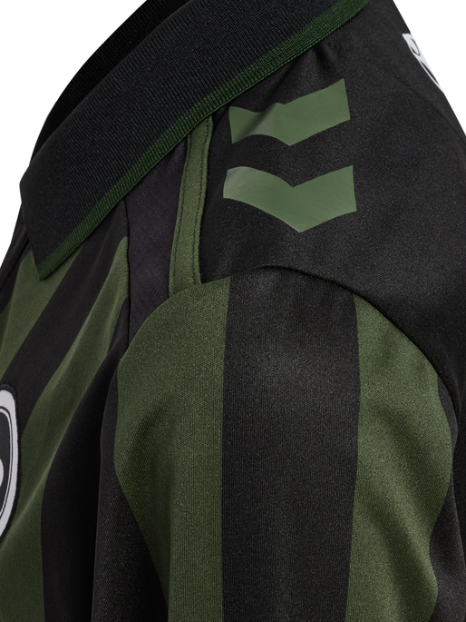 OB 24/25 AWAY JERSEY SS KIDS, BLACK PR, packshot