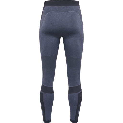 hmlTE MIKE SEAMLESS TIGHTS, BLACK/ASPHALT MELANGE, packshot