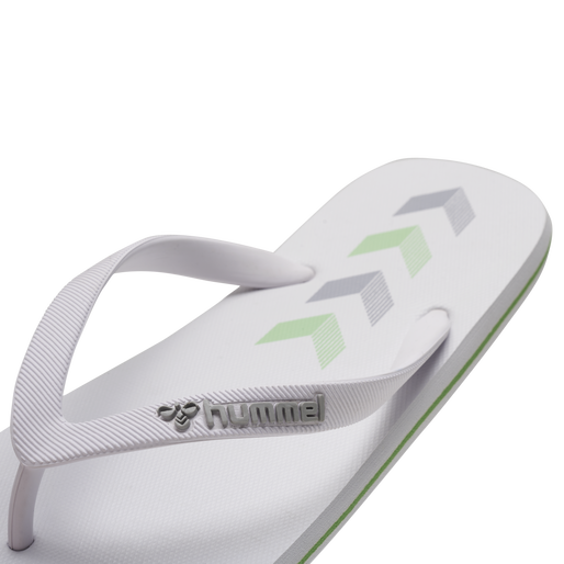 CHEVRON FLIP FLOP, WHITE, packshot