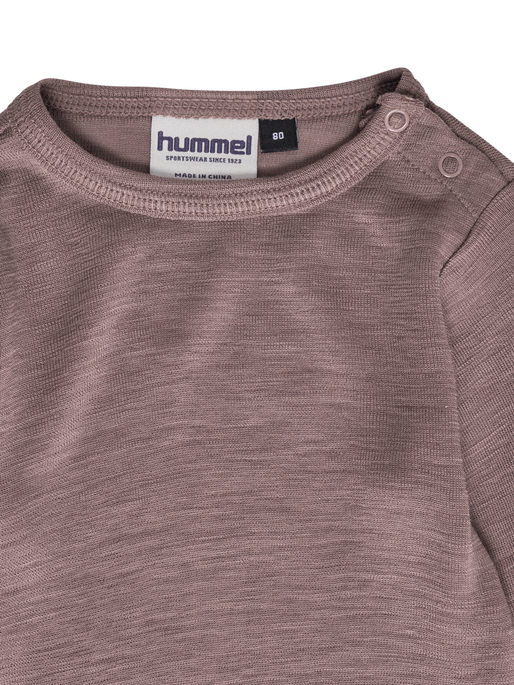 hmlMINI WOOL RIB BODY L/S, TWILIGHT MAUVE, packshot