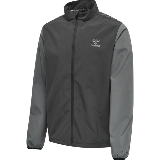 hmlPRO GRID TRAINING JACKET, FORGED IRON/QUIET SHADE, packshot