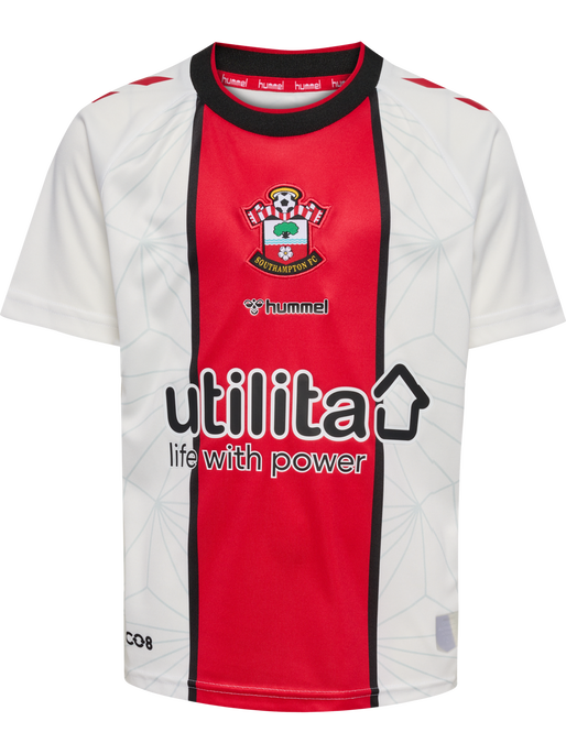 SOU 22/23 HOME JERSEY S/S KIDS, WHITE/RED SOU 22/23 HOME JERSEY S/S KIDS, WHITE/RED, packshot