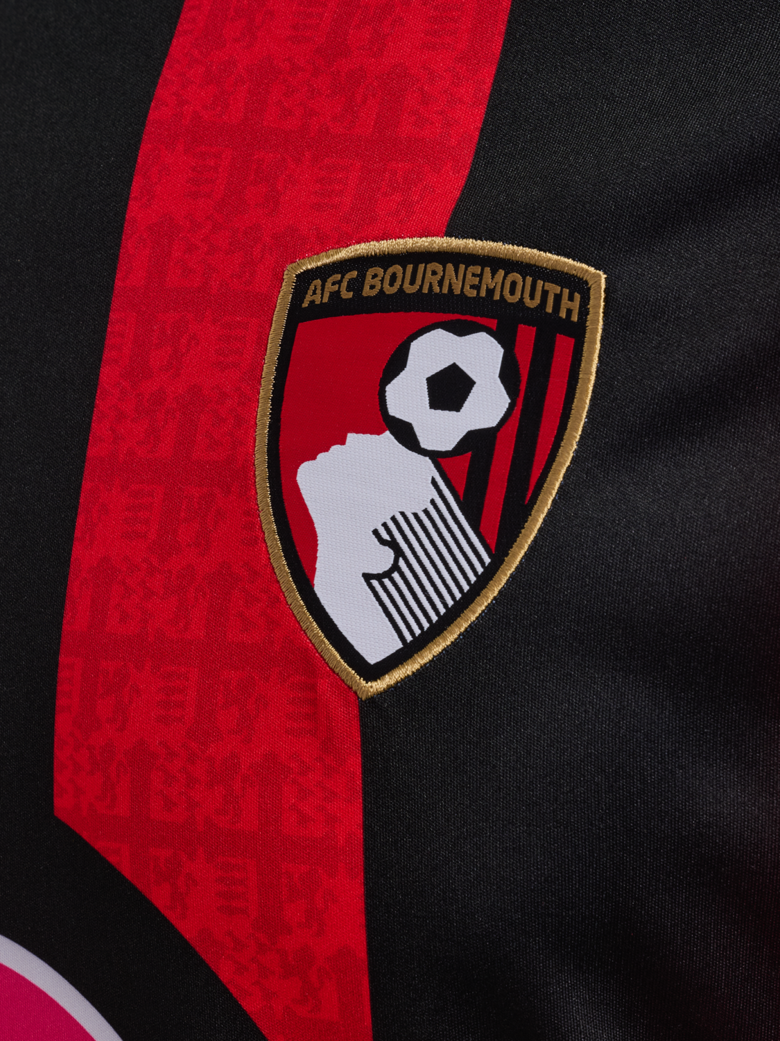 AFCB 26/27 HOME JERSEY S/S, TRUE RED/BLACK, packshot