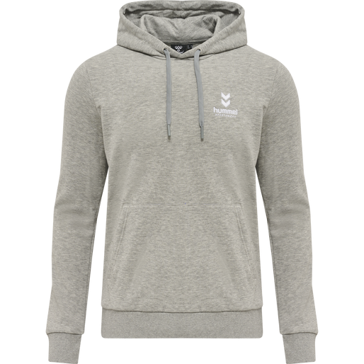 hmlOSCAR HOODIE, GREY MELANGE hmlOSCAR HOODIE, GREY MELANGE, packshot