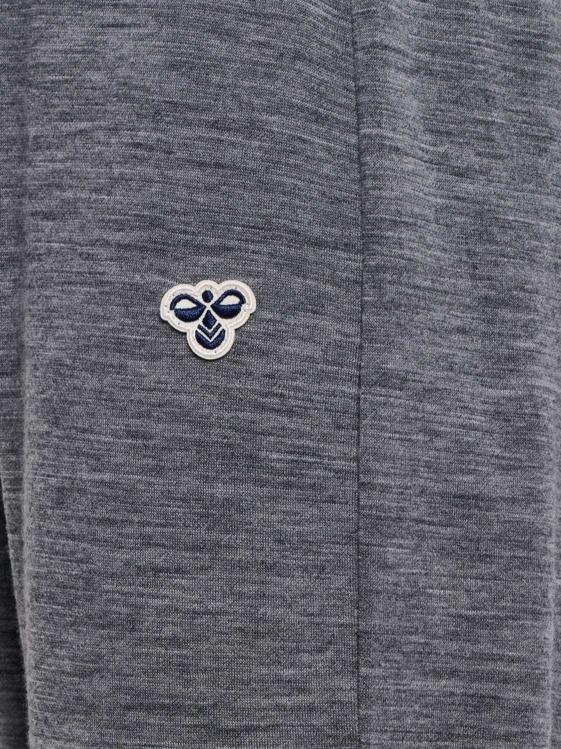 hmlJR WOOL PANTS BEE, DARK GREY MELANGE, packshot