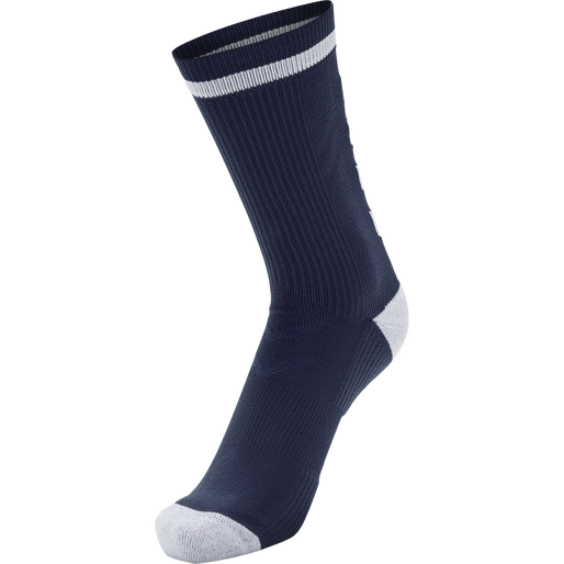 ELITE INDOOR SOCK LOW, NAVY/WHITE, packshot