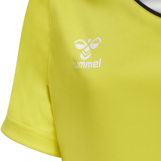 hmlCORE XK POLY JERSEY S/S KIDS, BLAZING YELLOW, packshot