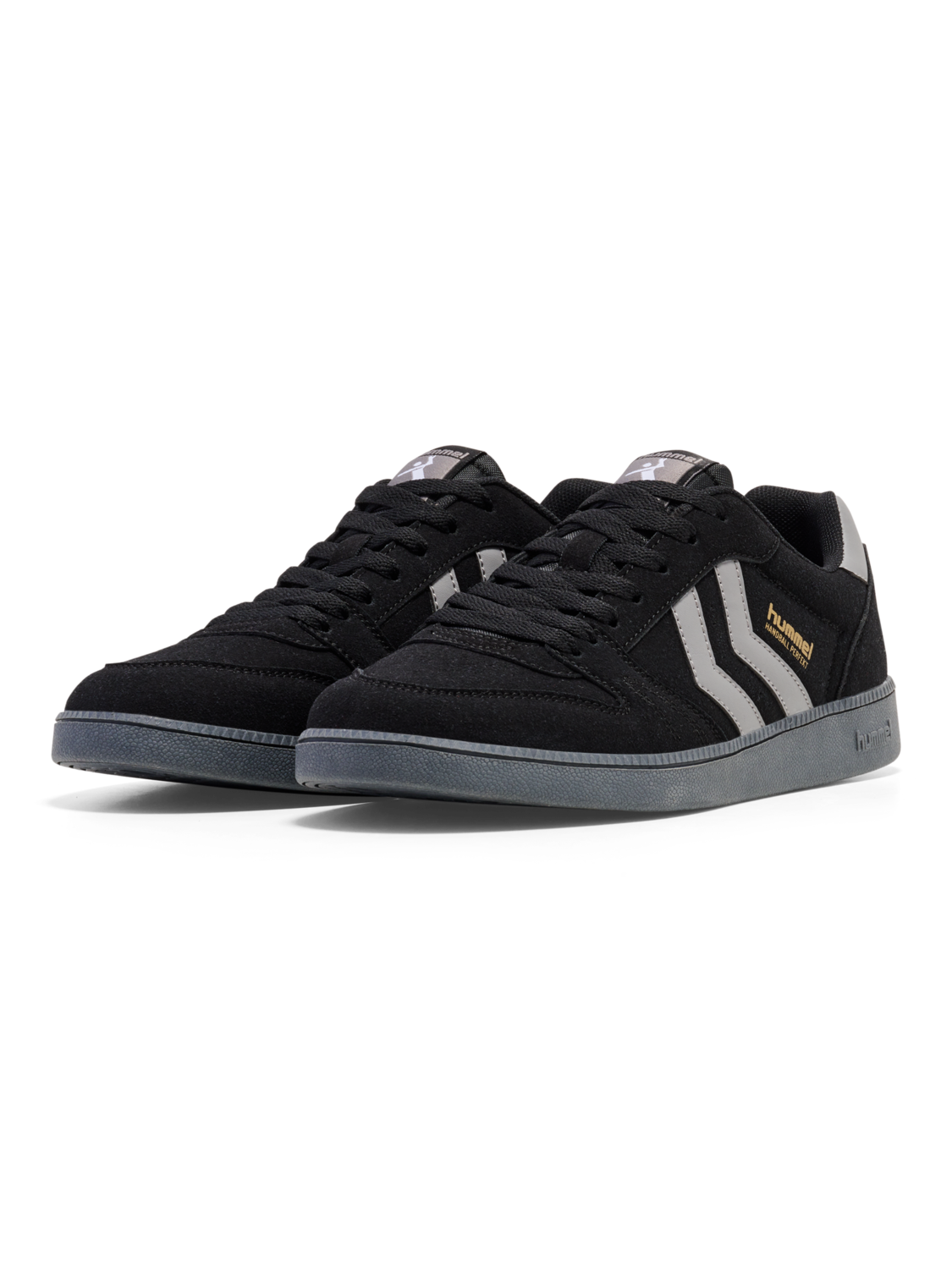 HANDBALL PERFEKT SYNTH. SUEDE, BLACK/GREY, packshot