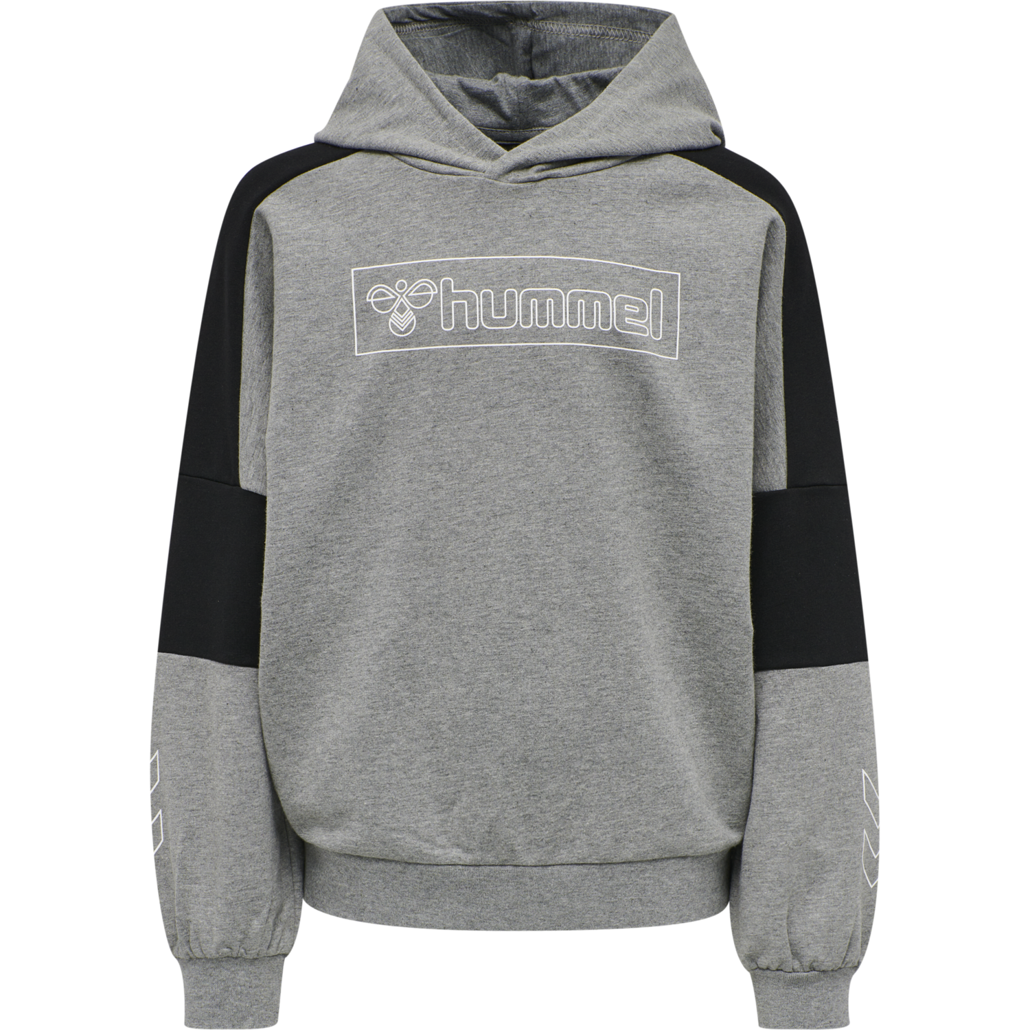 hmlBOXLINE HOODIE, MEDIUM MELANGE, packshot
