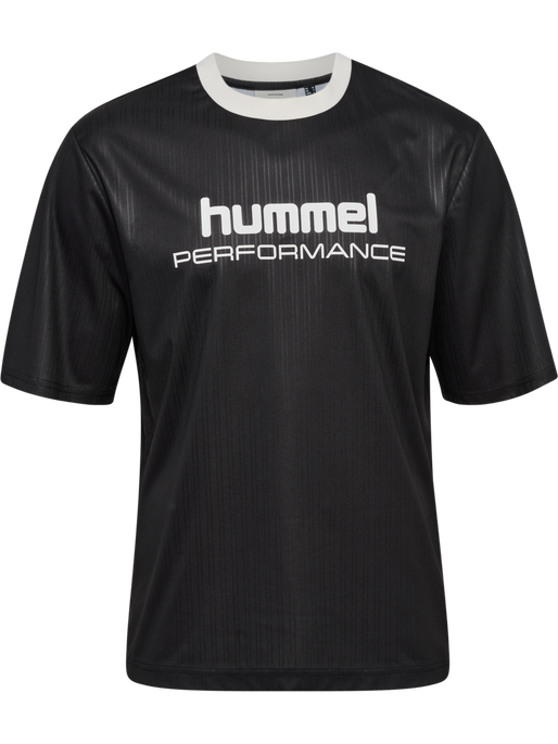 hmlPULSE LOOSE JERSEY S/S, BLACK, packshot