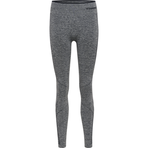 hmlMT UNA SEAMLESS MID WAIST TIGHTS, BLUE NIGHTS MELANGE, packshot