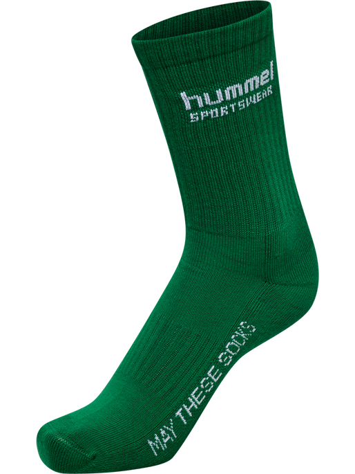 hml3-PACK SOCKS SPORTSWEAR, SKYDIVER/EDEN/WHITE hml3-PACK SOCKS SPORTSWEAR, SKYDIVER/EDEN/WHITE, packshot