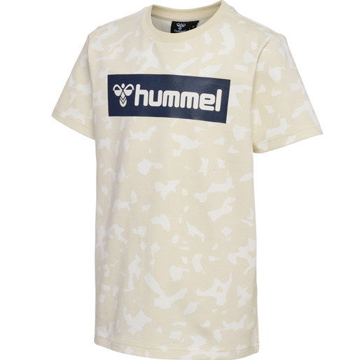hmlRUSH AOP T-SHIRT S/S, BIRCH, packshot