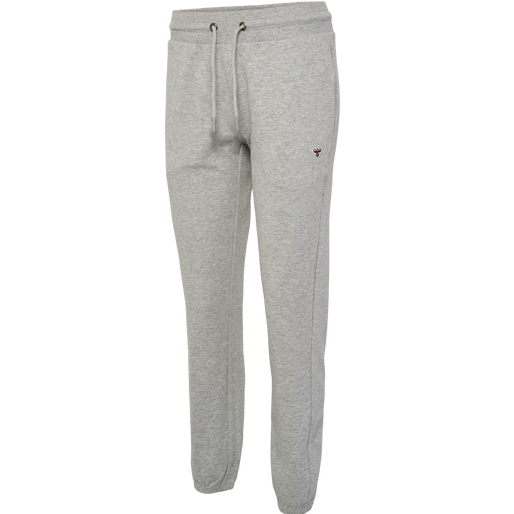 hmlIC BILLIE REGULAR PANTS, GREY MELANGE, packshot