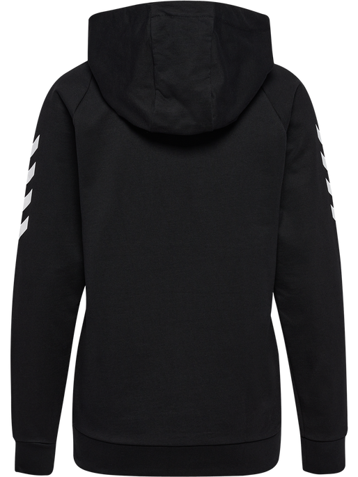 HMLGO COTTON HOODIE WOMAN, BLACK, packshot