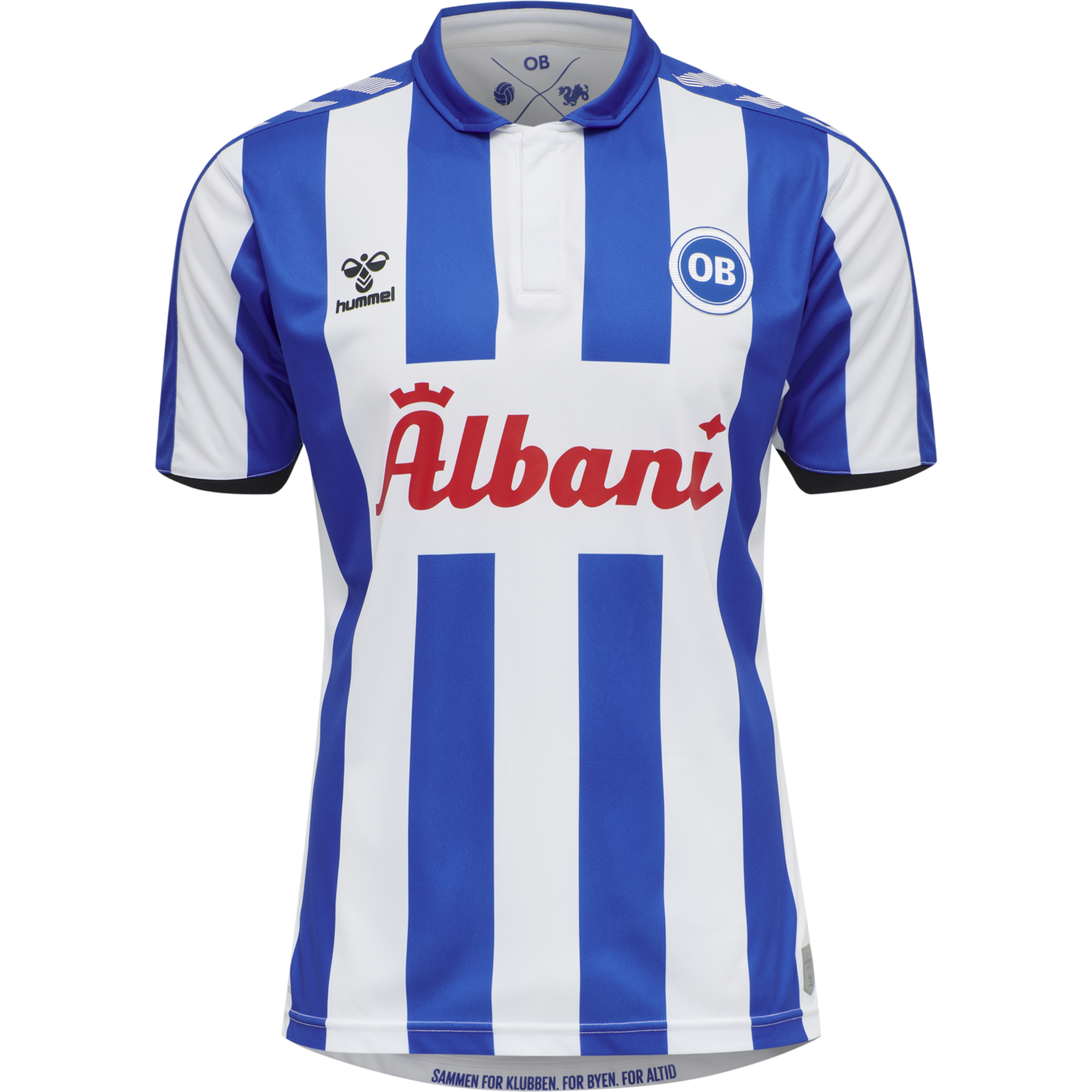 OB 20/21 HOME JERSEY S/S, WHITE/LAPIS BLUE, packshot