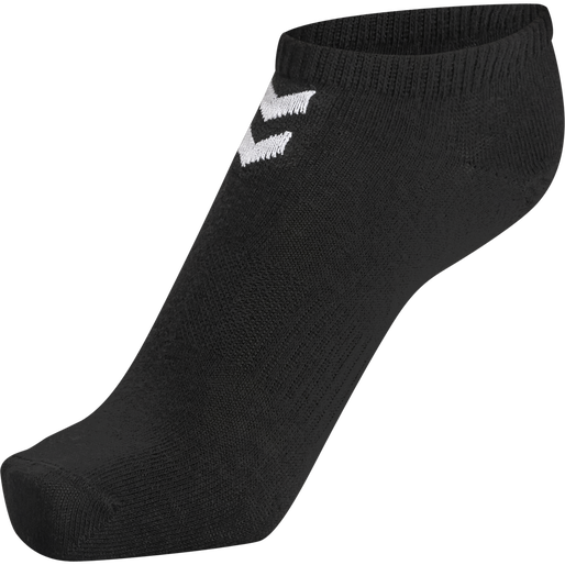 hmlCHEVRON 6-PACK ANKLE SOCKS, BLACK, packshot