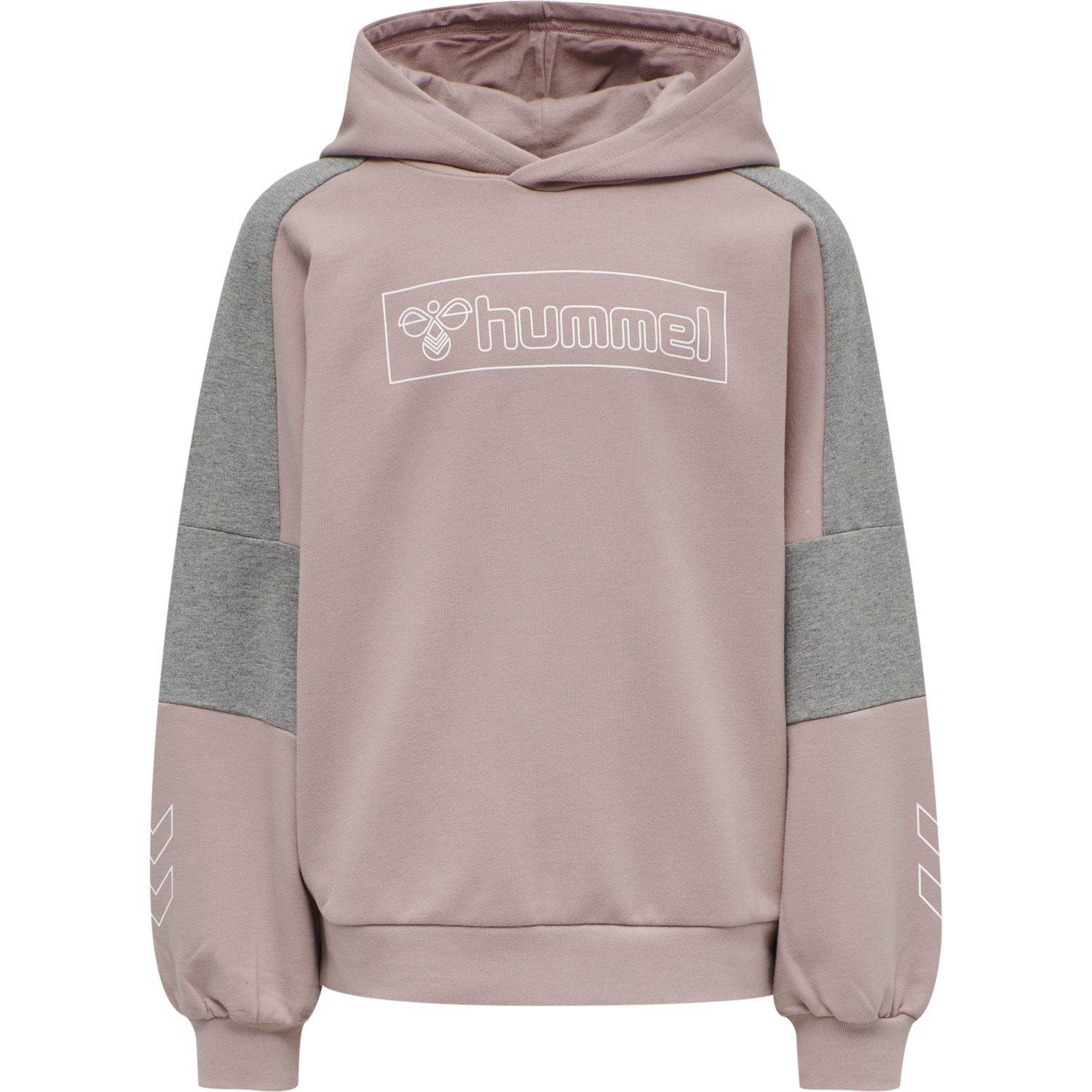 hmlBOXLINE HOODIE, WOODROSE, packshot