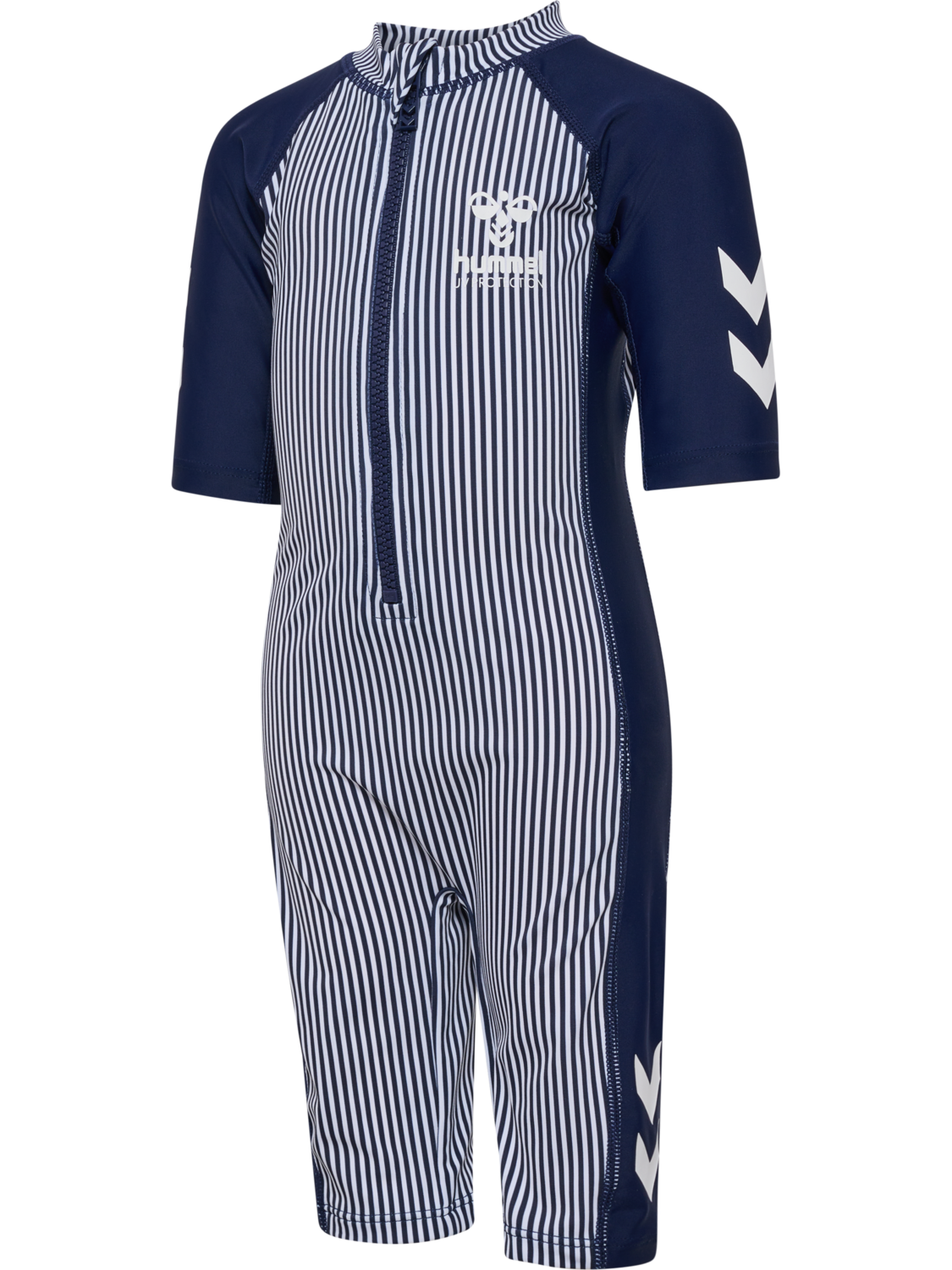 hmlMORGAT SWIM SUIT, NAVY BLAZER/BRIGHT WHITE, packshot