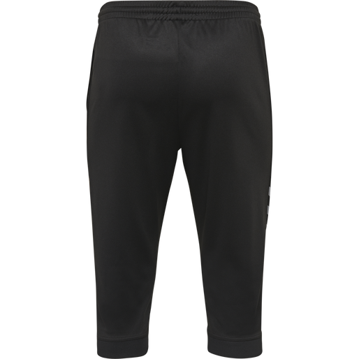hmlAUTHENTIC 3/4 PANT, BLACK/WHITE, packshot