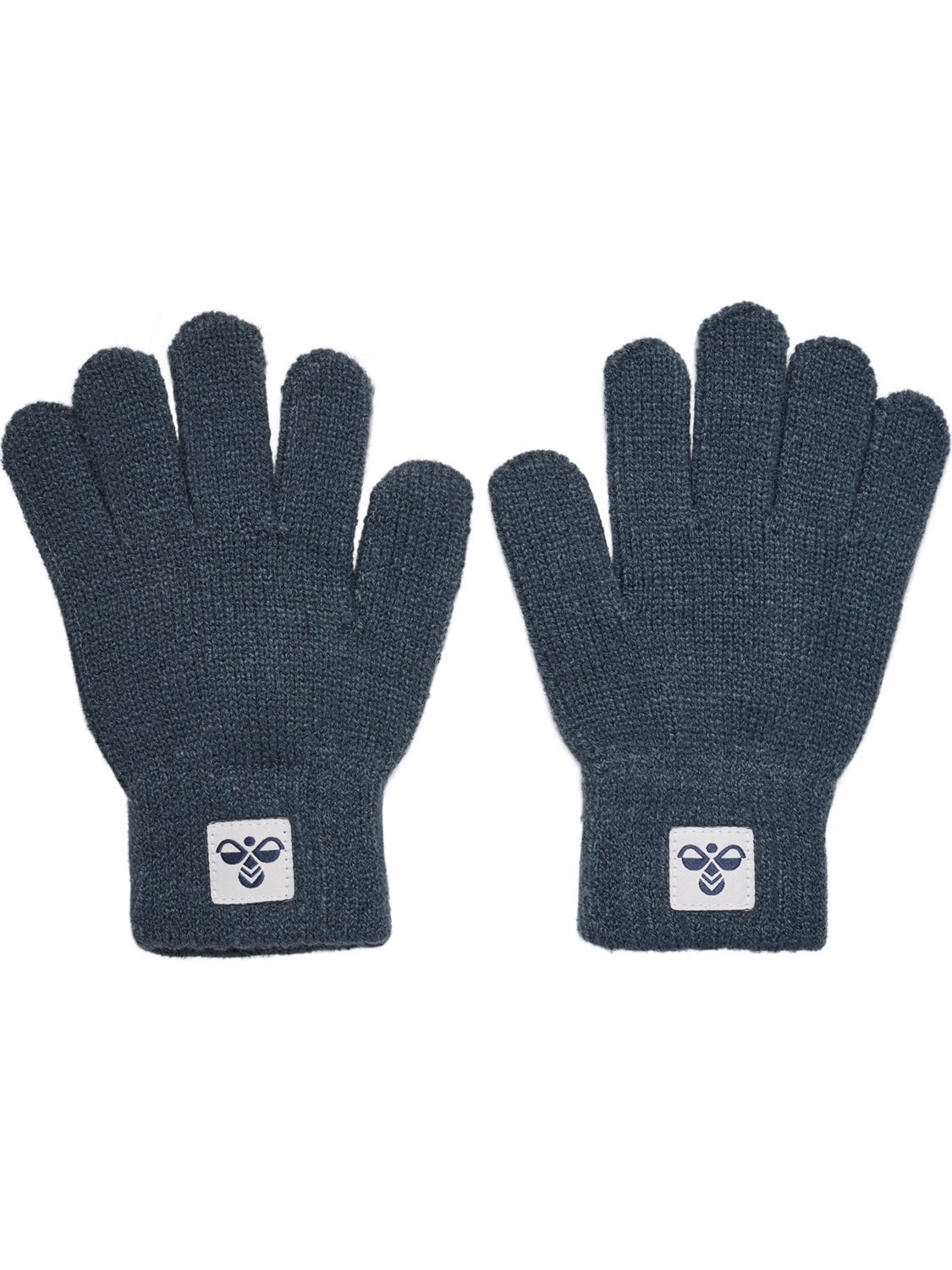 hmlJR KNIT GLOVES 2-PACK, OMBRE BLUE, packshot