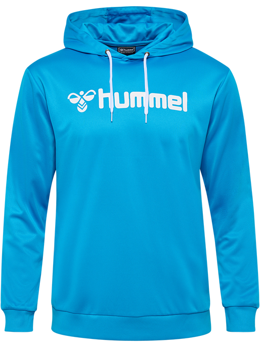 hmlLOGO HOODIE, DIVA BLUE, packshot