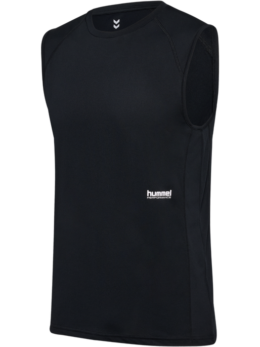hmlPULSE WORKOUT TANK TOP, BLACK hmlPULSE WORKOUT TANK TOP, BLACK, packshot