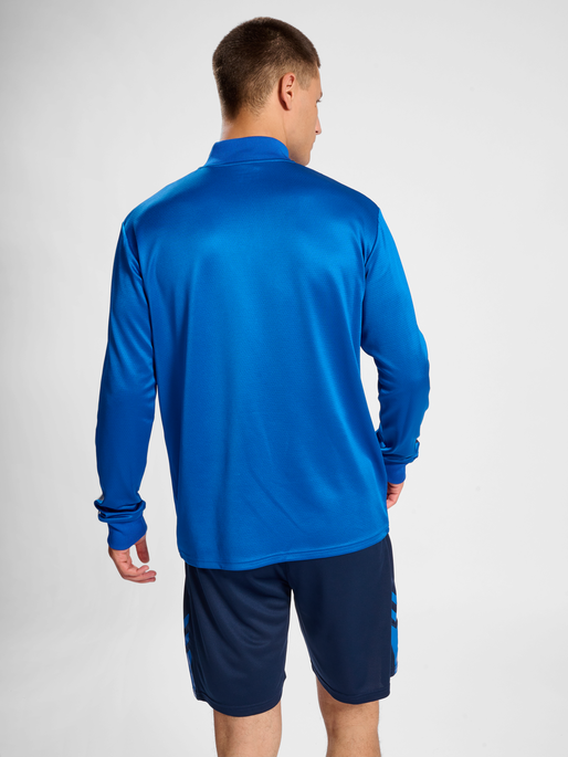 hmlACTIVE PL HALF ZIP, PRINCESS BLUE, model