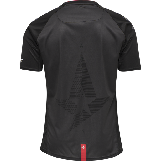 ASTRALIS 20/21 GAME JERSEY S/S_KIDS, BLACK W/LOGO, packshot