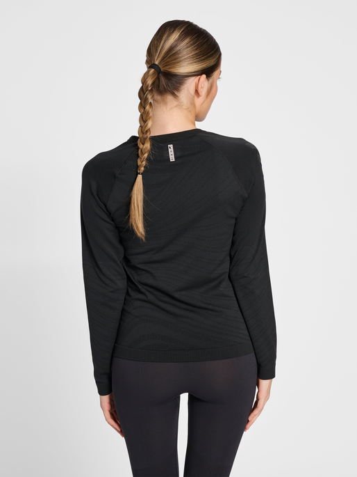 hmlONGRID SEAMLESS L/S WO, JET BLACK, model