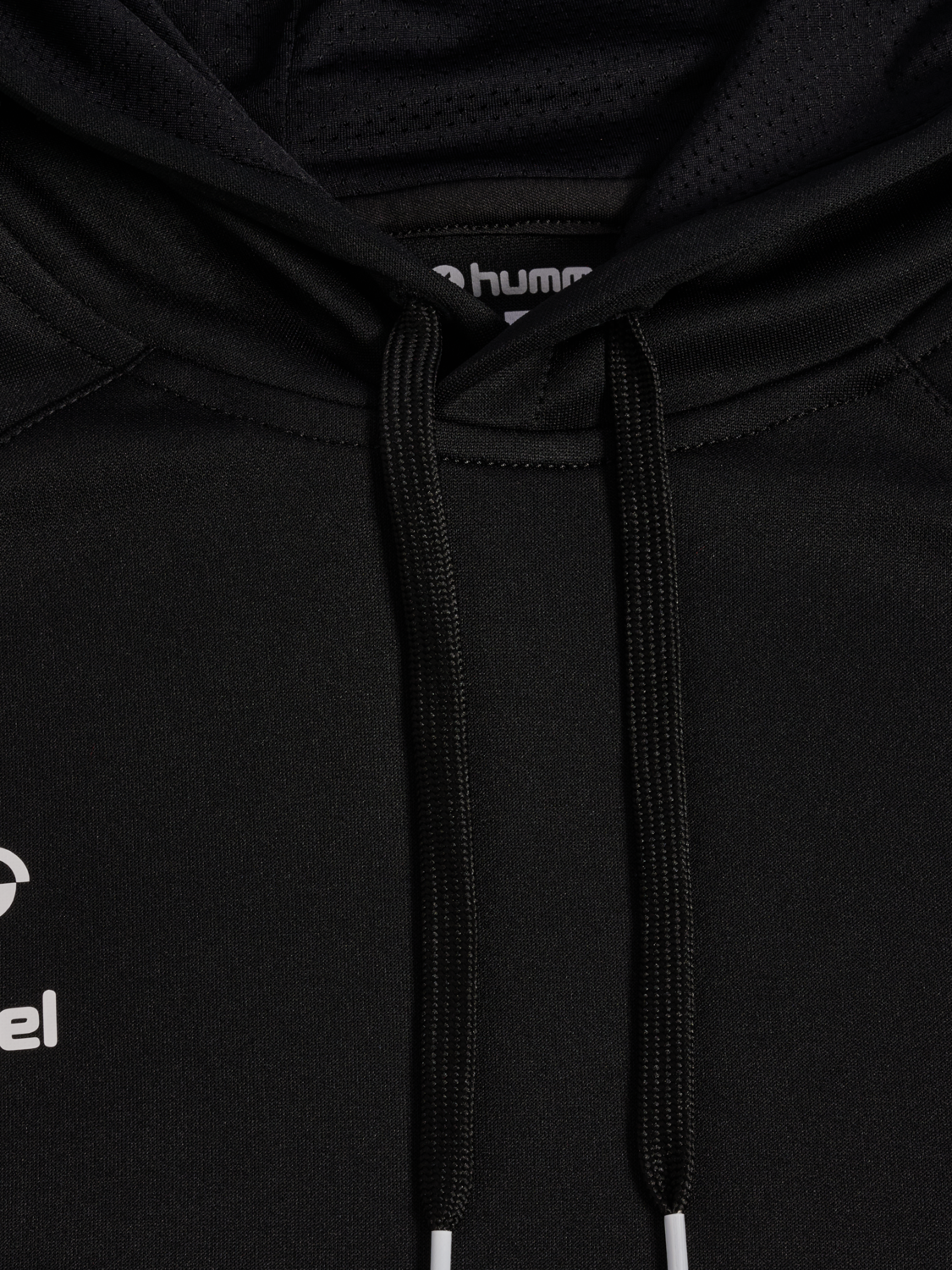 hmlCORE 2.0 HOODIE, BLACK/WHITE, packshot