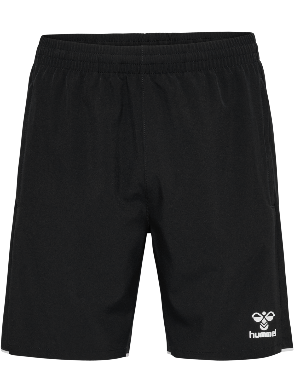 hmlCORE 2.0 WOVEN SHORTS, BLACK/WHITE, packshot