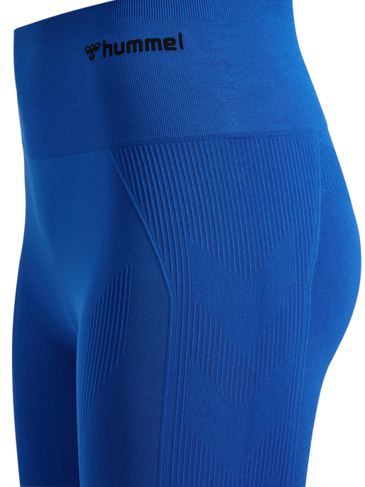 hmlTIF SEAMLESS HIGH WAIST TIGHTS, OLYMPIAN BLUE, packshot