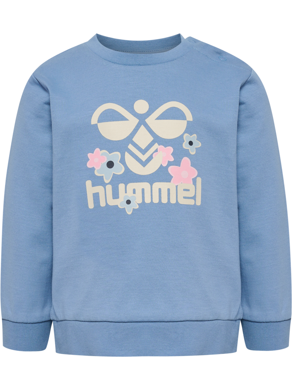 hmlLIME SWEATSHIRT, FADED DENIM, packshot