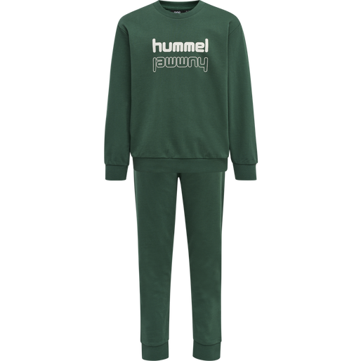 hmlNEW SPRING TRACKSUIT, TREKKING GREEN, packshot