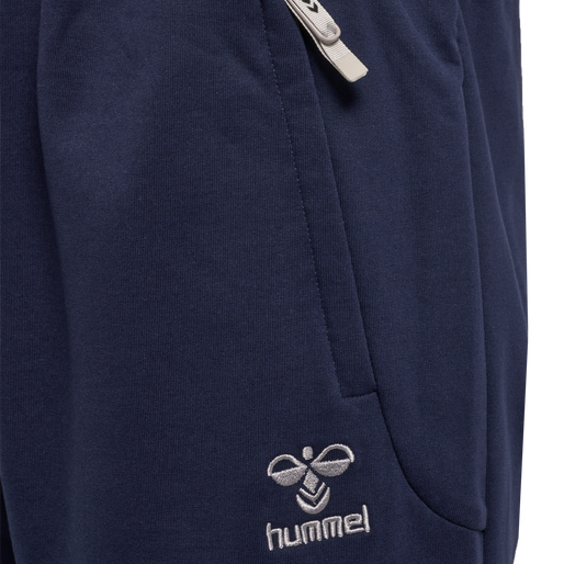 hmlMOVE GRID COTTON SHORTS, MARINE, packshot