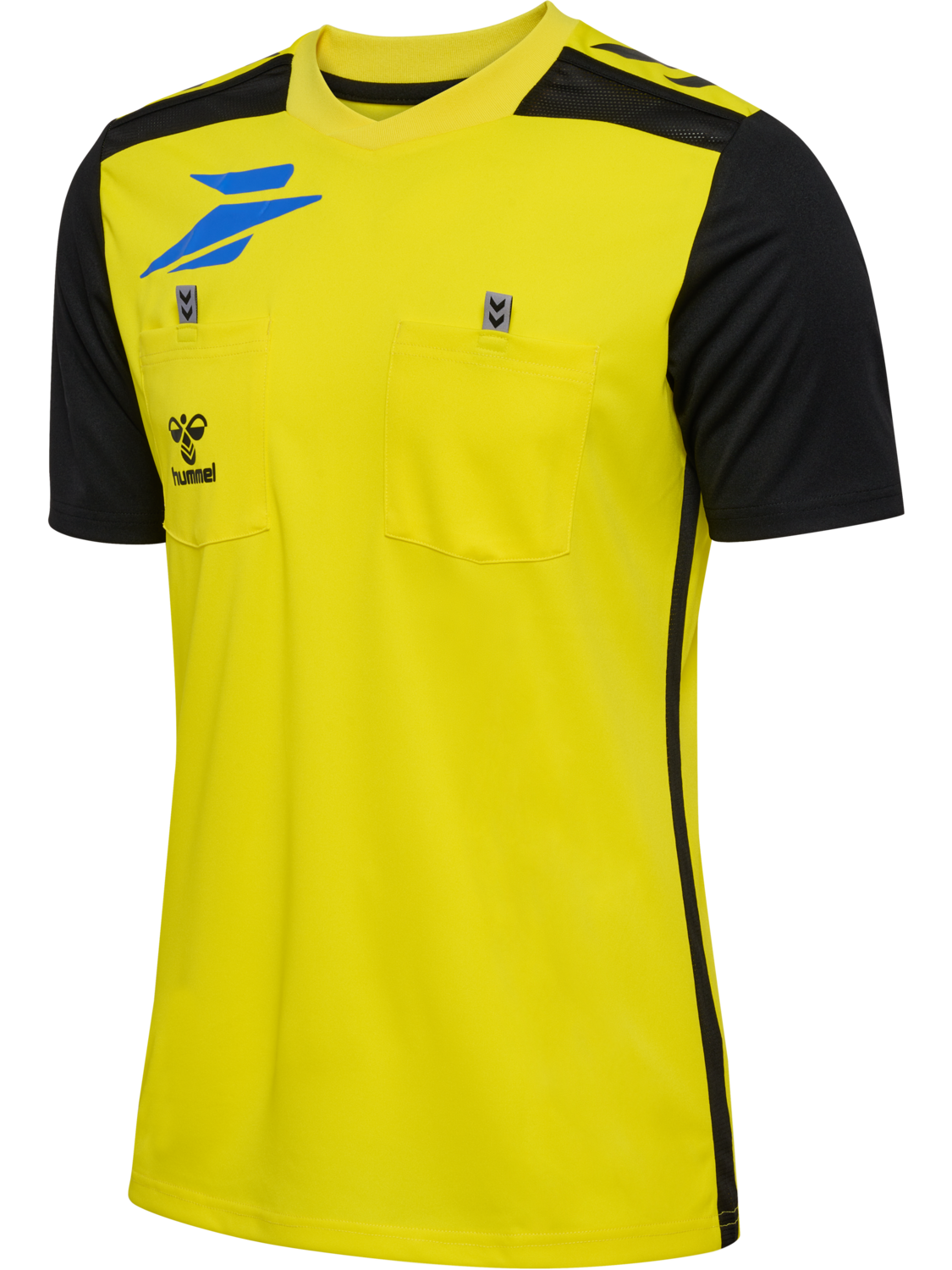 FFHB NEW REFEREE JERSEY S/S, BLAZING YELLOW W/O SPONSOR, packshot