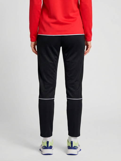 hmlCORE 2.0 WOVEN PANTS WOMAN, BLACK/WHITE, model