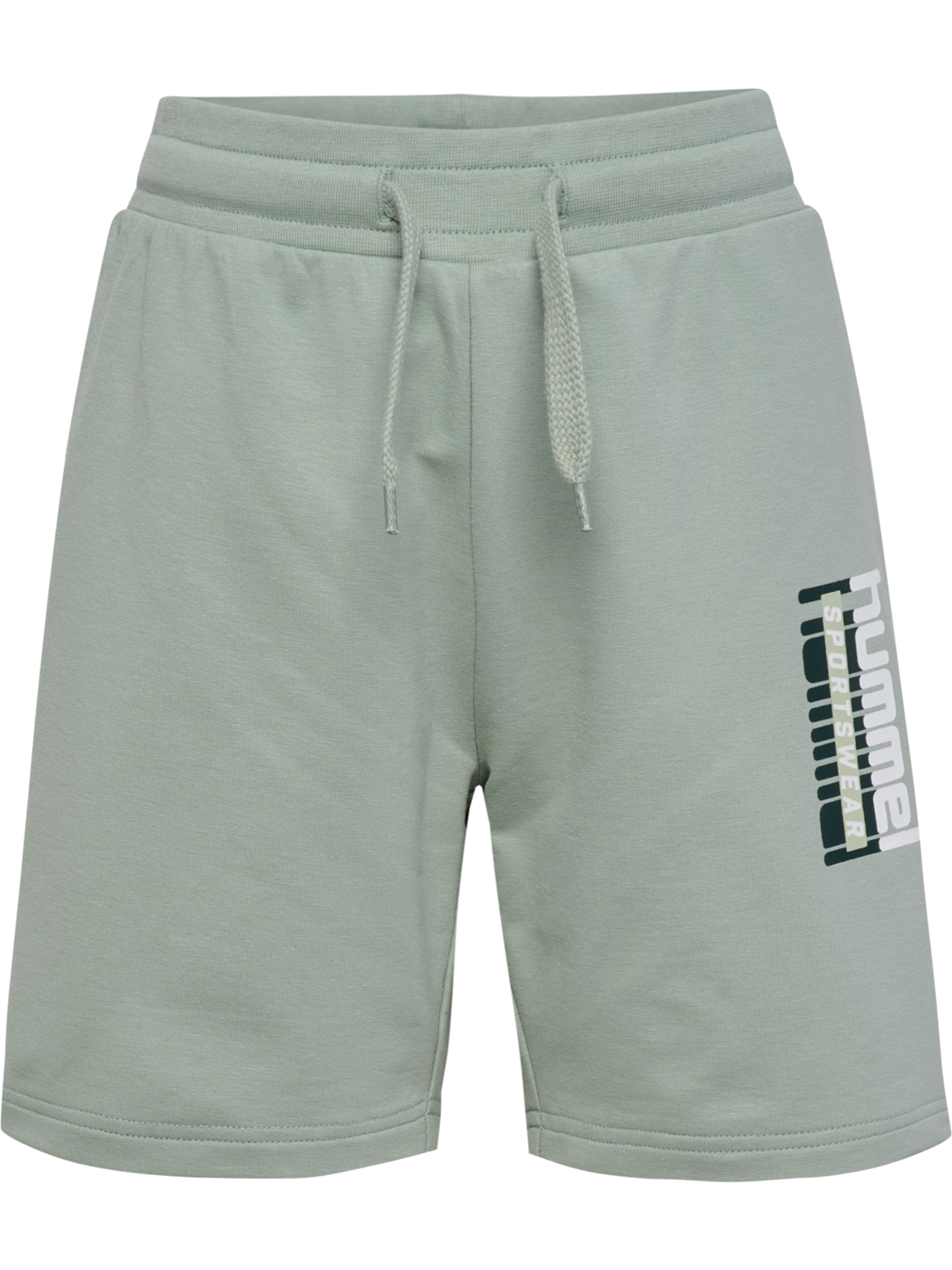hmlTUKAS SHORTS, ICEBERG GREEN, packshot
