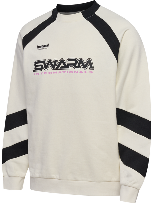 hmlOVERSIZED CREW SPORTSWEAR SWARM, TOFU, packshot