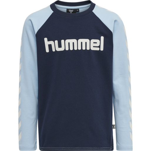 hmlBOYS T-SHIRT L/S, AIRY BLUE, packshot