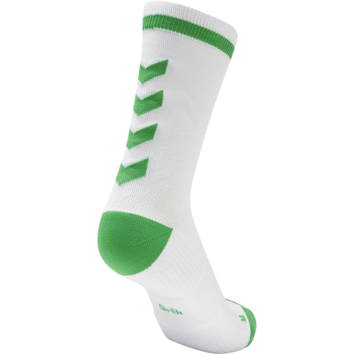 ELITE INDOOR SOCK LOW, WHITE/JELLY BEAN, packshot
