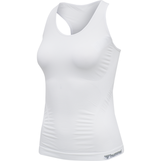 hmlTIF SEAMLESS TOP, WHITE, packshot